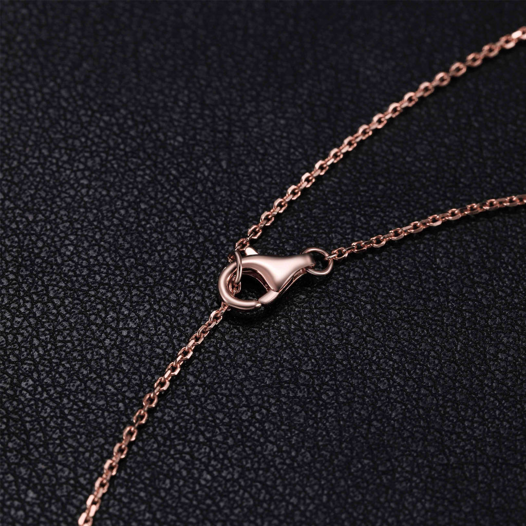 Oval Cut Moonstone Celestial Crescent Pendant Necklace With Lab Diamond Accents