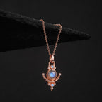 Round Cut Labradorite Moonlit Elixir Pendant Necklace