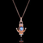 Round Cut Labradorite Moonlit Elixir Pendant Necklace